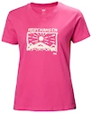 Dames T-shirt Helly Hansen  F2F Organic Cotton T-Shirt Cascadia Pink S