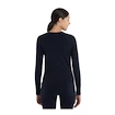 Dames T-shirt Icebreaker Merino 200 Sonebula LS Crewe Mid Navy/Royal Navy/Snow/Cb