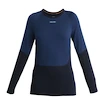 Dames T-shirt Icebreaker Merino 200 Sonebula LS Crewe Mid Navy/Royal Navy/Snow/Cb M