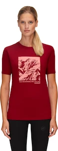 Dames T-shirt Mammut  Core T-Shirt Blood Red