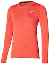 Dames T-shirt Mizuno  Impulse Core LS Tee Living Coral S