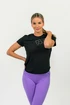 Dames T-shirt Nebbia  FIT Activewear Functional T-shirt with Short Sleeves black