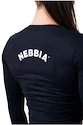 Dames T-shirt Nebbia Hero Sporty Hero crop top long sleeve black