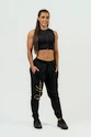 Dames T-shirt Nebbia Intense Women's Compression Push-Up Top Mesh 842 Gold