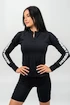 Dames T-shirt Nebbia  Long Sleeve Zipper Top WINNER black