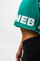 Dames T-shirt Nebbia  Oversized Crop Top green