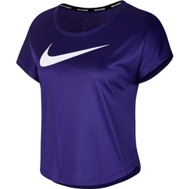 Dames T-shirt Nike Swoosh Run Top SS Purple