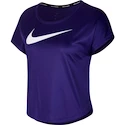 Dames T-shirt Nike  Swoosh Run Top SS Purple XS