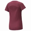 Dames T-shirt Puma  Run 5K Logo Tee Grape Wine