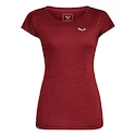 Dames T-shirt Salewa  Puez melange dry W T-shirt Syrah melange