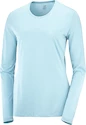 Dames T-shirt Salomon  Agile LS Tee Crystal Blue S