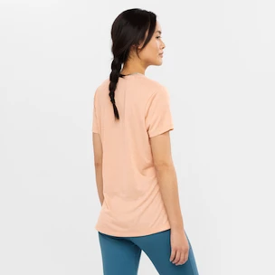 Dames T-shirt Salomon  Agile SS Tee Sirocco XS