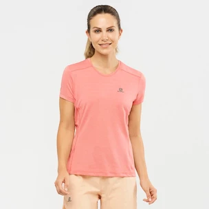 Dames T-shirt Salomon  XA Tee W Brick Dust