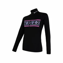 Dames T-shirt Sensor Coolmax Thermo FZ LS Black