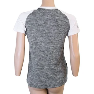 Dames T-shirt Sensor  Cyklo Charger Grey/White