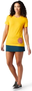 Dames T-shirt Smartwool  Merino Sport 150 Crankset Short Sleeve Mango Sorbet