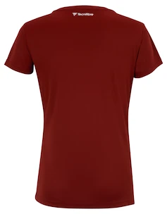 Dames T-shirt Tecnifibre  Club Tech Tee Cardinal