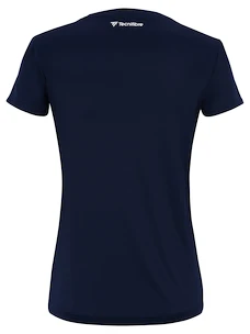 Dames T-shirt Tecnifibre  Club Tech Tee Marine