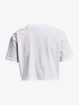 Dames T-shirt Under Armour  BRANDED LOGO CROP SS-WH