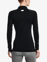 Dames T-shirt Under Armour ColdGear Authentics Mockneck-BLK