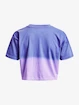 Dames T-shirt Under Armour  DIP DYE CROP SS-BLU