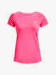 Dames T-shirt Under Armour HeatGear SS-PNK