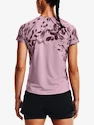 Dames T-shirt Under Armour  Iso-Chill 200 Print SS-PNK