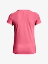 Dames T-shirt Under Armour  Iso-Chill Laser Tee-PNK