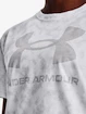 Dames T-shirt Under Armour  LOGO AOP HEAVYWEIGHT SS-WHT