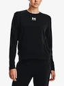 Dames T-shirt Under Armour  Rival Terry Crew-BLK L