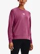 Dames T-shirt Under Armour  Rival Terry Crew-PNK