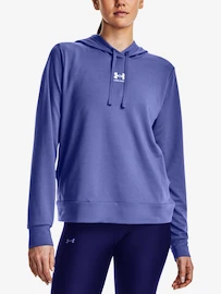 Dames T-shirt Under Armour Rival Terry Hoodie-BLU