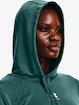 Dames T-shirt Under Armour  Rival Terry Hoodie-GRN