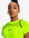 Dames T-shirt Under Armour  Run Anywhere Crop SS-GRN