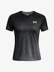 Dames T-shirt Under Armour  Rush Cicada Shortsleeve-BLK