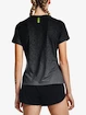 Dames T-shirt Under Armour  Rush Cicada Shortsleeve-BLK