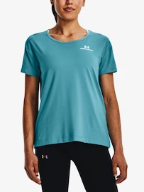 Dames T-shirt Under Armour Rush Energy SS-BLU