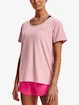 Dames T-shirt Under Armour  Rush Energy SS-PNK