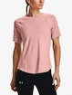 Dames T-shirt Under Armour  Rush SS-PNK S