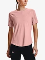 Dames T-shirt Under Armour  Rush SS-PNK S