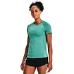 Dames T-shirt Under Armour  Seamless Run SS-GRN