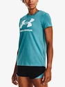 Dames T-shirt Under Armour  SPORTSTYLE LOGO SS-BLU