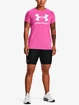 Dames T-shirt Under Armour  SPORTSTYLE LOGO SS-PNK