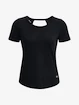 Dames T-shirt Under Armour  Streaker Deco Diamond SS-BLK