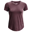 Dames T-shirt Under Armour  Streaker SS Ash Plum