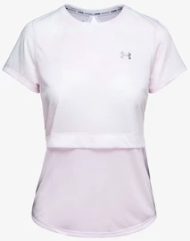 Dames T-shirt Under Armour Streaker SS-WHT