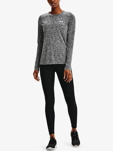 Dames T-shirt Under Armour  Tech LS Crew Twist-BLK XS