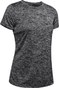 Dames T-shirt Under Armour  Tech SSC - Twist-BLK