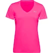 Dames T-shirt Under Armour  Tech SSV Solid Pink XS