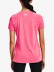 Dames T-shirt Under Armour  Tech SSV - Twist Cerise